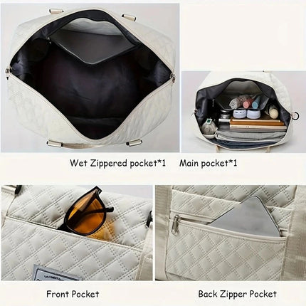 Foldable Travel Bag- Unisex Lightweight Large Capacity Folding Duffel Travel Bag