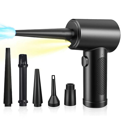 50000 RPM Electric Air Duster 3-Gear LED Dust Blower for Computer Keyboard Car