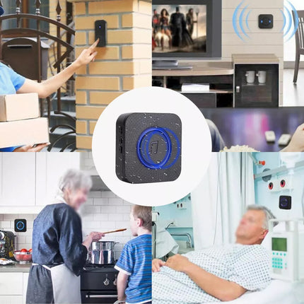 Loud Door Bell Wall Waterproof Chime Plug Wireless In Doorbell 5 Levels Volume