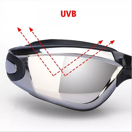 Unisex Adult Swimming Goggles Anti Fog UV Protection Swim Glasses with Case 1PCS