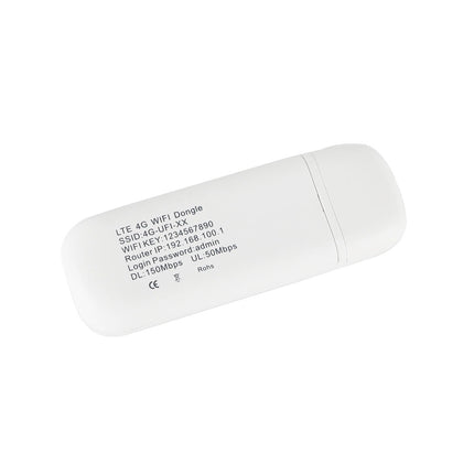 4G LTE Wireless Router WiFi Mobile Broadband Modem USB Dongle Unlocked White