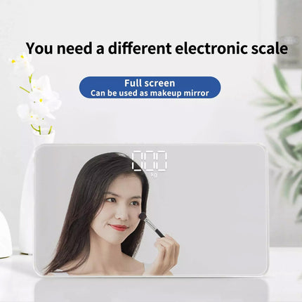 Bathroom Scale Small Portable Body Weight Scales Digital Mirror Scale Mini Scale