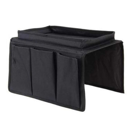 6 Pocket Organiser Sofa Couch Armrest Remote Storage Holder Handrail Tray Bag