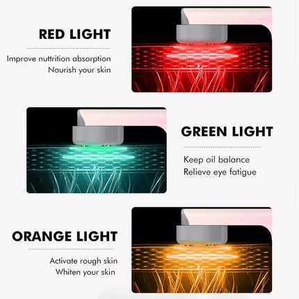4-in1 Facial Wand LED Red Light Therapy Massage for Skin Care and Anti-Aging