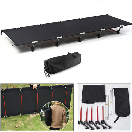 Camping Cot Ultralight Camp Bed Portable Folding Bed for Adults Compact Camp Bed