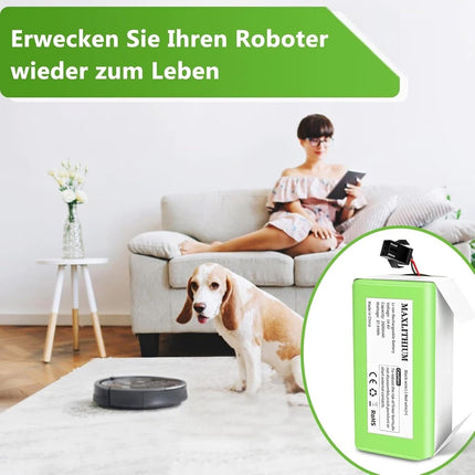 14.4V 2600mAh Replacement for Eufy RoboVac G10 G20 G30 G40 Hybrid Li-Ion Battery