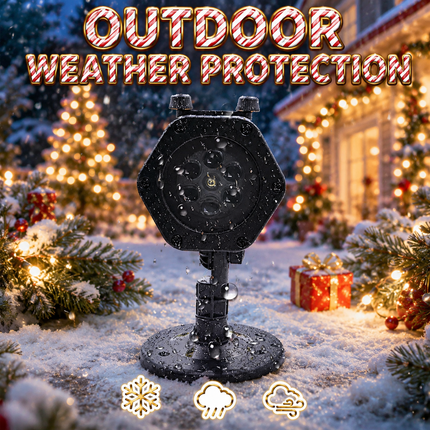 12 in 1 Christmas Laser Projector Light IP65 12 Modes Outdoor Xmas Garden Decor