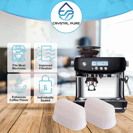 12 xWater Filter Replacement for Breville Barista Pro BES878 Espresso Coffee Machine