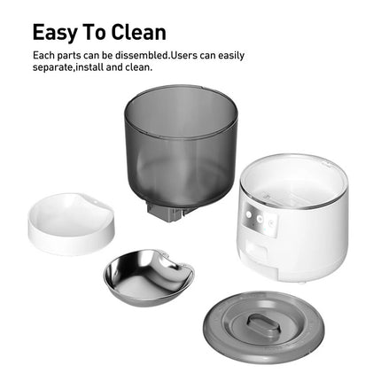 4L Smart Pet Feeder Dog Cat Feeder Wifi APP Control Automatic Food Dispenser