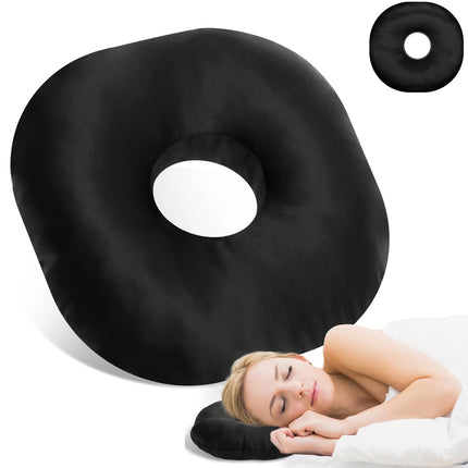 Donut Shape Pillow Comfortable Ear Piercing Pillow with Ear Hole