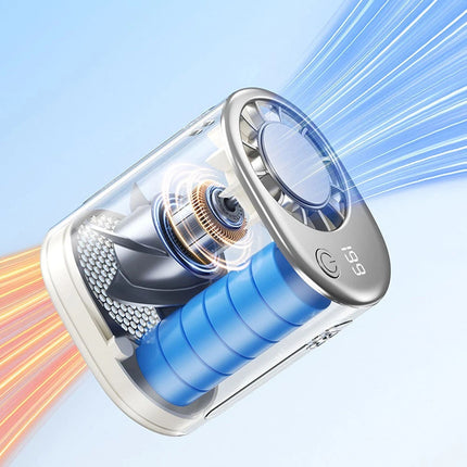 Car Clip On Air Conditioner Fan with 16°C Semiconductor Cooling Chips 199 Speeds