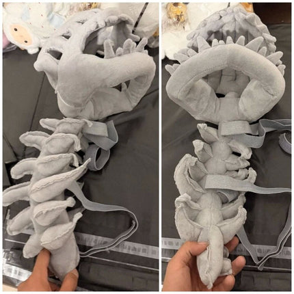 45CM Dinosaur Skeleton Costume for Halloween Pet Dress Up