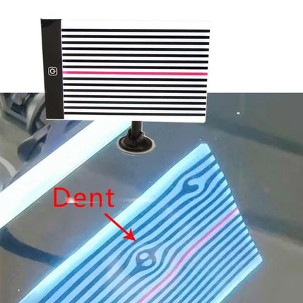 Paintless Dent Repair Removal Tool Checking Reflector Line Board With LED Light