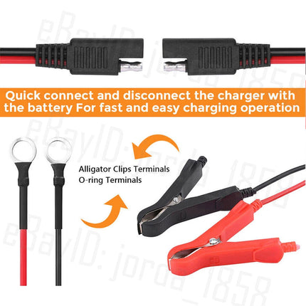 Smart Battery Charger Trickle 5A 6V/12V Automatic SLA AGM Car Truck Motorcycle