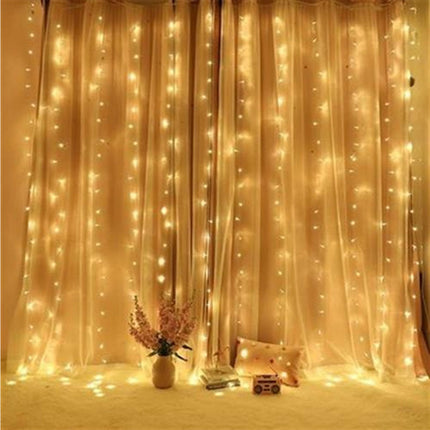 Christmas Decorations Curtain String Lights Cold White
