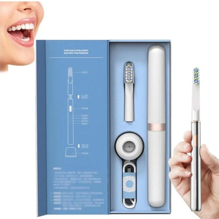 Sonic Toothbrush Rechargeable Electric Toothbrush with 2 Brush Heads  (Silver)