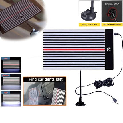 Paintless Dent Repair Removal Tool Checking Reflector Line Board With LED Light