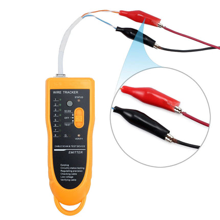 Ethernet Network Toner RJ11 RJ45 Telephone Cable Tester LAN Tracker Wire Finder