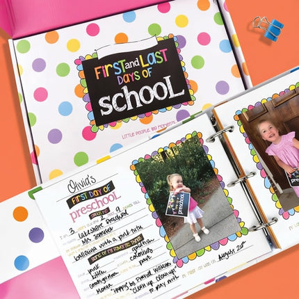 Easiest School Days Memory Album, First & Last Day of School Memory Book