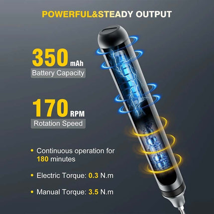 Mini Electric Screwdriver 50-in-1 Set – Cordless, Rechargeable, Precision Bits for Home & DIY