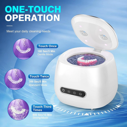 Ultrasonic UV Cleaner for Dentures Aligner Retainer Dental Cleaning Machine