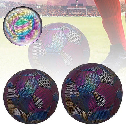 Size 4/5 Light Up Soccer Ball Glow in The Dark Night Training Game Ball