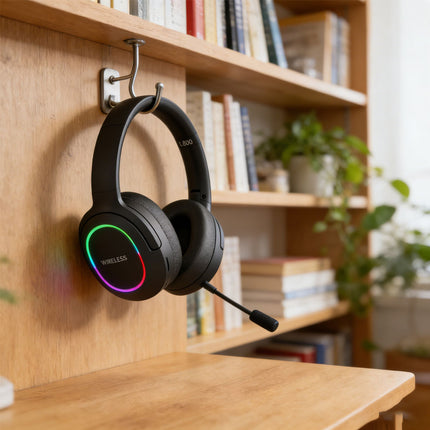 Wireless Gaming Headset Headphone with Microphone Volume for PS4 PS5 XBOX SWITCH