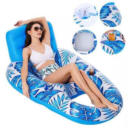 Inflatable Floating Hammock Water Mat Bed Float Chair Swimming Pool Sport Toys