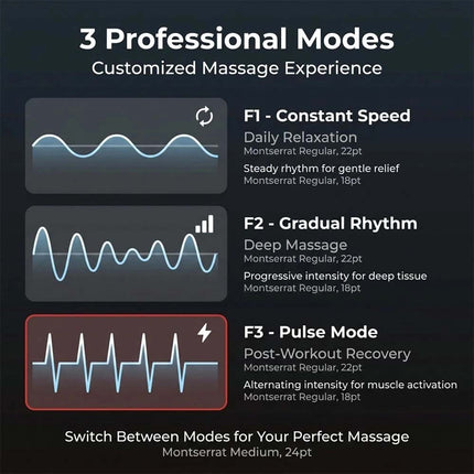20 Heads Massage Deep Tissue Electric Massager Relieve Muscle Pain