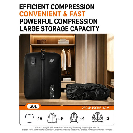 Dustproof Travel Vacuum Sealed Bag Portable Vacuum Packing Compression Pouch