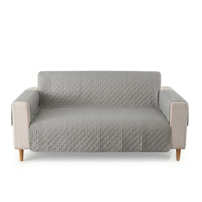 Sofa Cover Quilted Couch Covers Lounge Pet Protector Slipcovers Grey 130*195CM