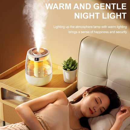 Cool Mist Air Humidifier 2.2L for Bedroom Home Office  Room Air Purifier