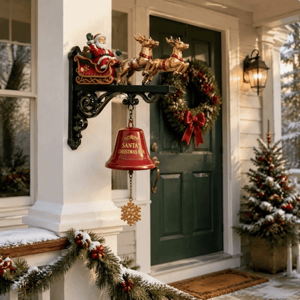 Sounding 3D Wall-mounted Doorbell Christmas Party Door Hanger Garden