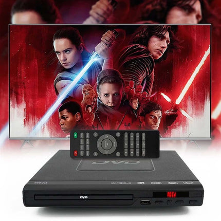 HD DVD Player Movie Composite Video USB Multi Region AVI With Remote and Cable