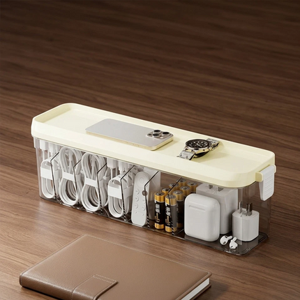 Large Cable Wire Cord Storage Box Case Management Socket Tidy  Organizer