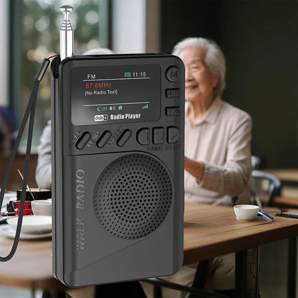 Pocket DAB/DAB+ Digital FM Radio LCD Display Good Sound Speaker Long Life