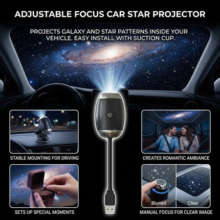 2 in 1 High Resolution Galaxy Projector Night Light Starry Sky Projector Bedroom