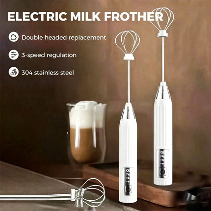 Electric Kitchen Mini Foamer Milk Frother Egg Beater Stirrer Whisk Mixer