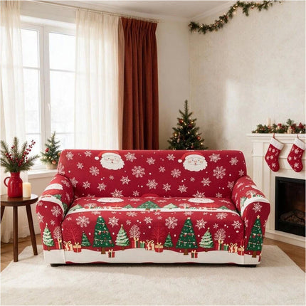 1Pcs All-inclusive Christmas Sofa Cover Furniture Protector Living Room