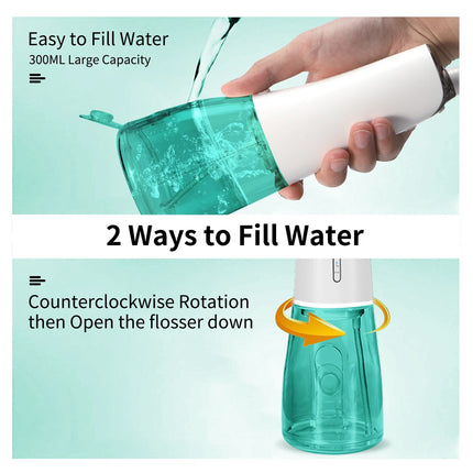 Cordless Water Flosser Jet Dental Electric Oral Irrigator Teeth Cleaner