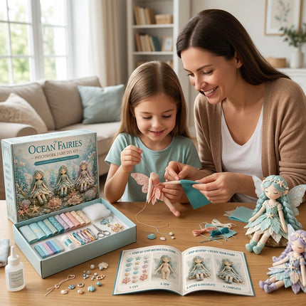 Ocean Fairy Patchwork DIY Collection, Fun  Fairies Patchwork Sewing Craft Kit