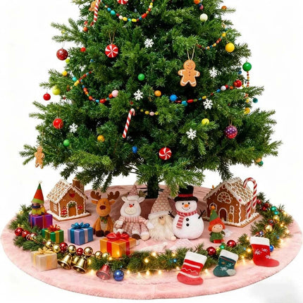 49 inch Thick Christmas Tree Skirt Decoration Xmas Holiday Party Decorations
