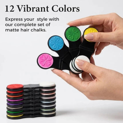 12 Colors Temporary Hair Chalk Hair Dye For Girls  Adults Washable AU
