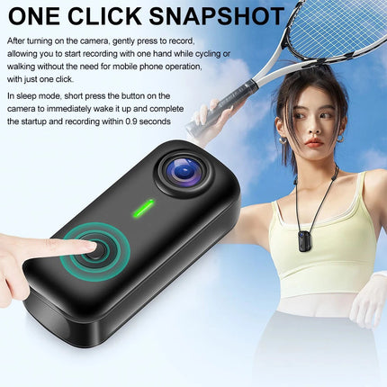2K Portable  Action Camera Mini Thumb Camera For Cycling Sports Vlog