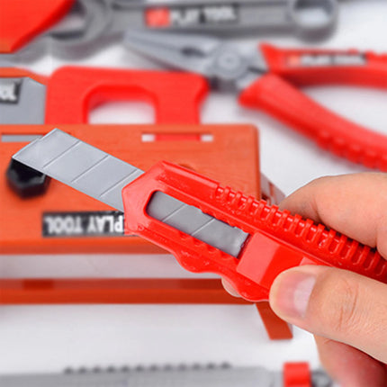 Simulation Tool Set with Toy Drill Tool Box Pretend for Play Construction