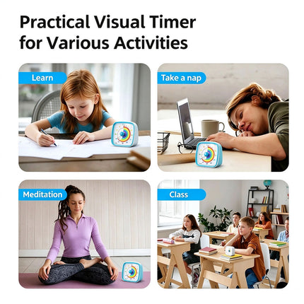 60 Minutes Visual Analog Timer Countdown Clock Times Management  Adult Tools