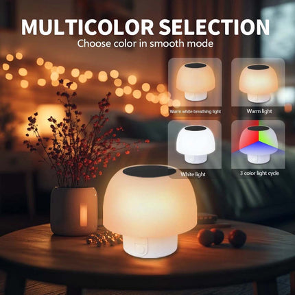 Solar & USB Rechargeable LED Table Lamp Portable Night Light