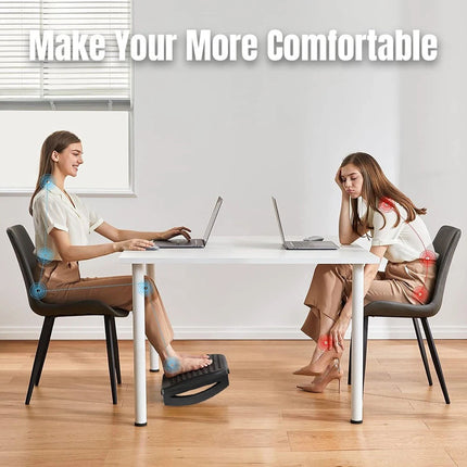 Foot Rest Stool Office Computer Desk Footrest Massage Point Household Comfort