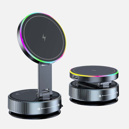 Car Mount Charger with Suction Cup Phone Holder