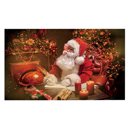 Christmas Garage Door Decoration Xmas Eve Banner Cover Backdrop Wall Decor Post